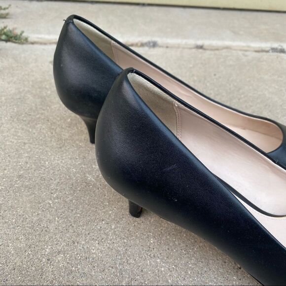 🍄 Cole Haan Black Career Wear Preppy Heels - Picture 6 of 8